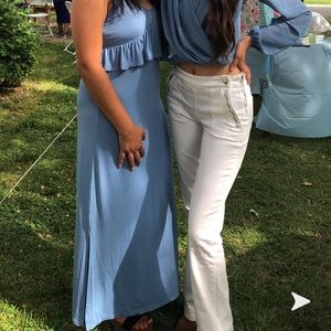 Koral Women’s utilitarian Zip Flare white Jean